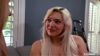 Big tits stepsis sharing her stepbro with her best friend